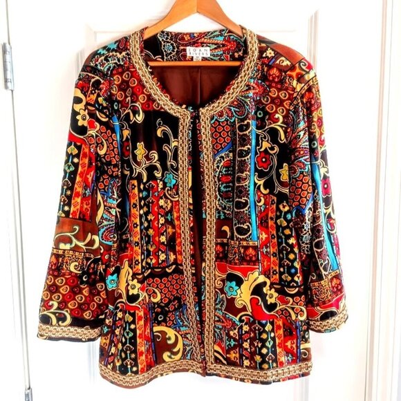 Joan Rivers Multicolor Embellished Jacket NWOT - 2X - Picture 1 of 6